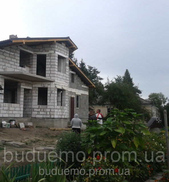Будівництво будинків з газо блоків