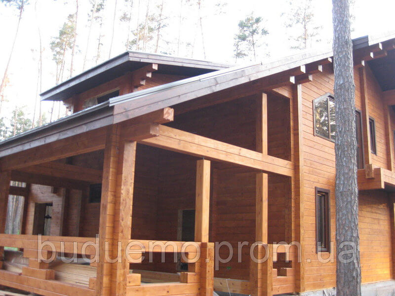 Будівництво будинків з клеєного брусу