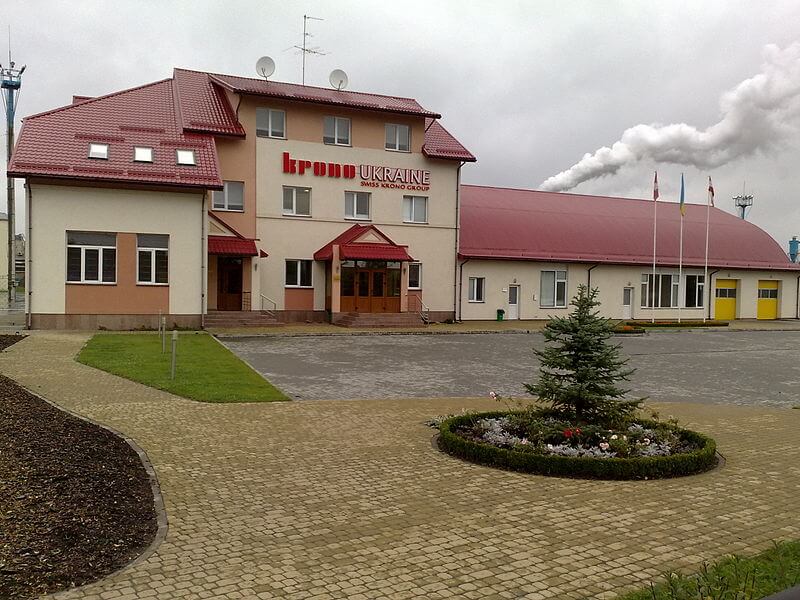 Будівництво заводу «Кроно Україна»