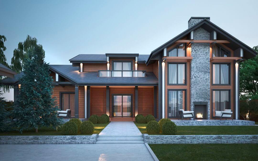 Альпійський стиль у архітектурі житлових будинків!